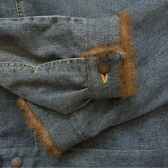 Vintage Jean Jacket With Faux Fur Lining (St. Johns Bay) | Size S - Picture 7 of 8